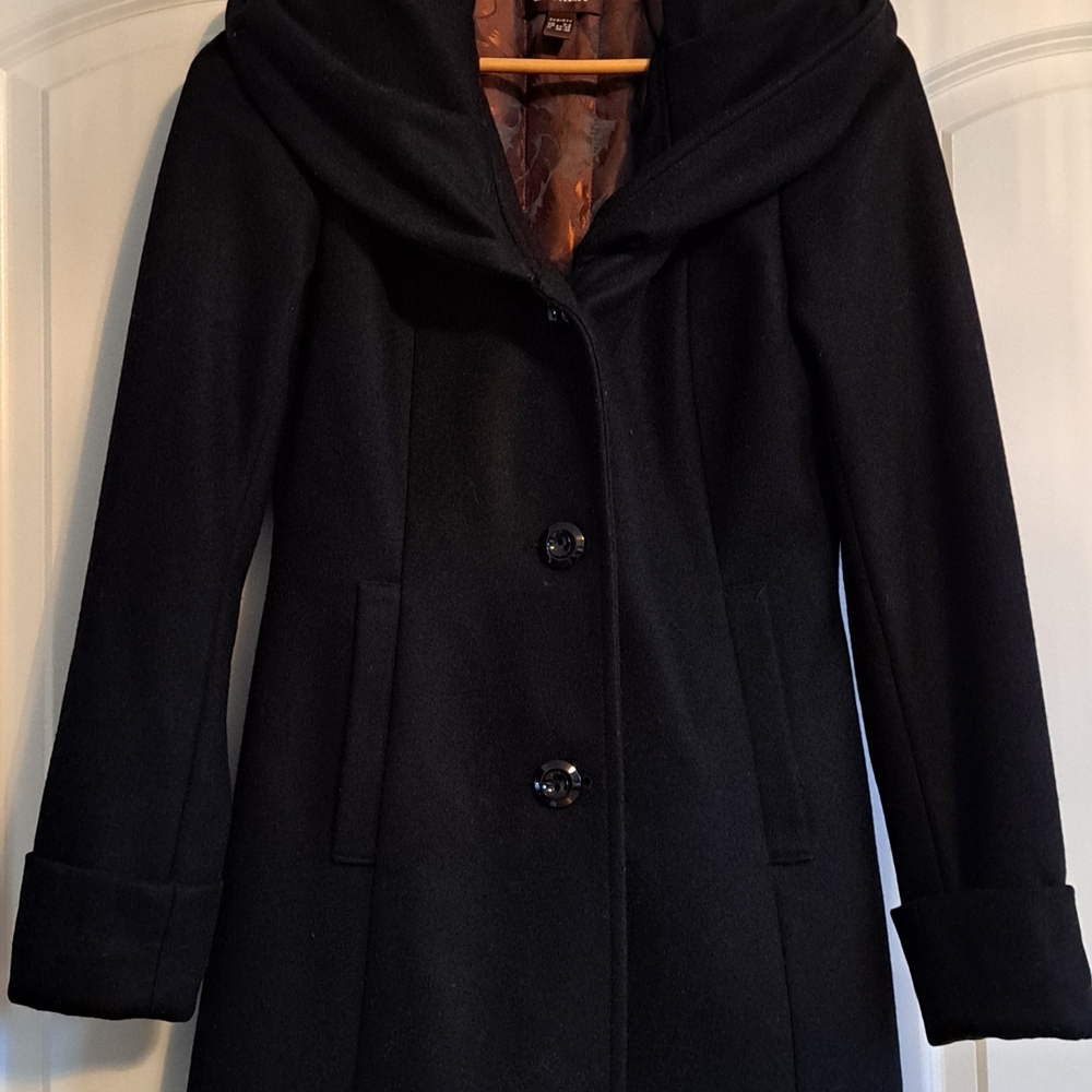 Danier Black Pea Coat for Women
